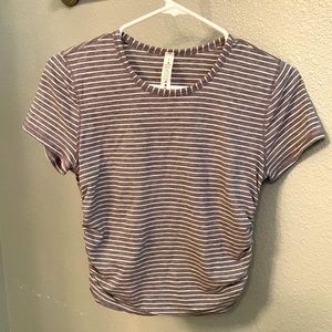 Lululemon all it takes short sleeve cropped shirt.
